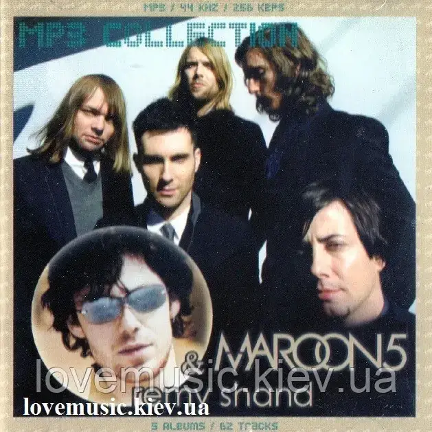 Музичний сд диск MAROON 5 & REMY SHAND MP3 Collection (2008) mp3 сд, фото 1