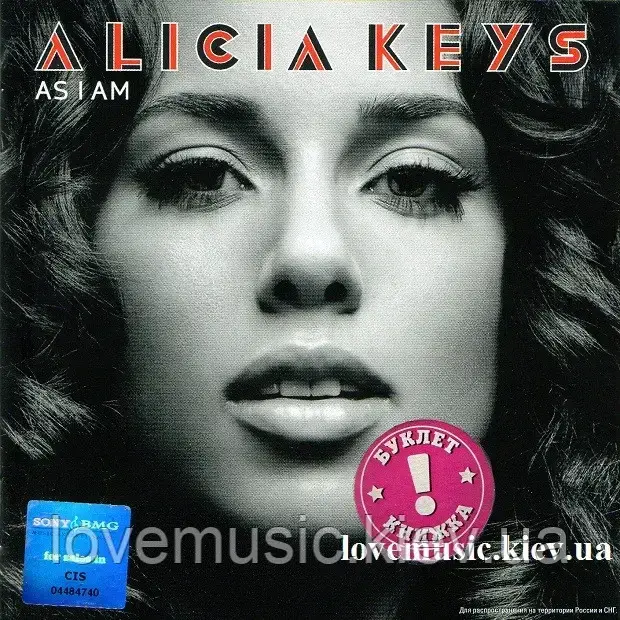Музичний сд диск ALICIA KEYS As I am (2007) (audio cd)