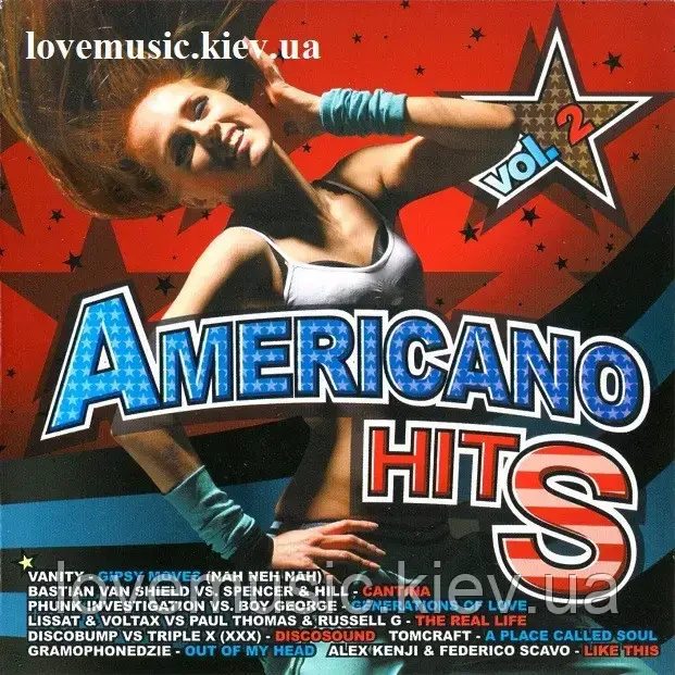 Музичний сд диск AMERICANO HITS Vol. 2 (2011) (audio cd)