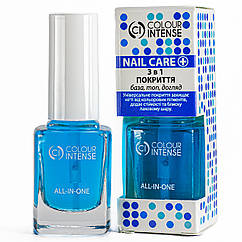 Універсальне покриття для нігтів 3 в 1 Colour Intense Nail Care All-In-One 101 11 мл