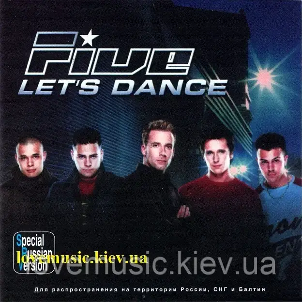 Музичний сд диск FIVE Let's dance (2002) (audio cd), фото 1
