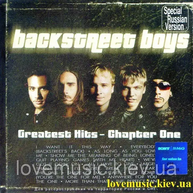 Музичний сд диск BACKSTREET BOYS Greatest hits Chapter one (2001) (audio cd)