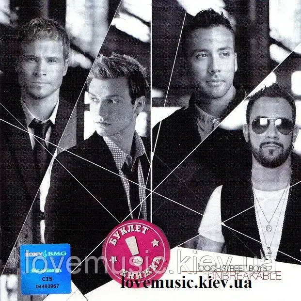 Музичний сд диск BACKSTREET BOYS Unbreakable (2007) (audio cd), фото 1