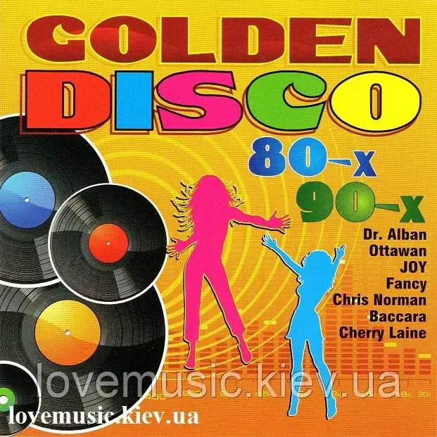 Музичний сд диск GOLDEN DISCO 80–х 90–х (2008) (audio cd)