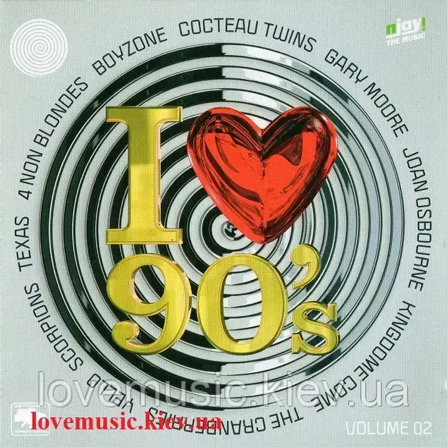 Музичний сд диск I LOVE 90's VOL. 2 (2010) (audio cd), фото 1