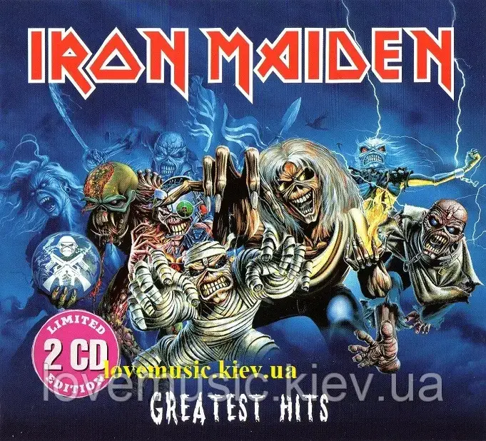 Музичний сд диск IRON MAIDEN Greatest hits (2015) (audio cd), фото 1