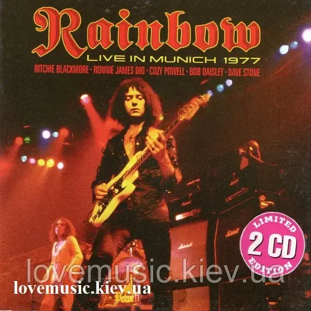 Музичний сд диск RAINBOW Live in Munich (1977) (audio cd)