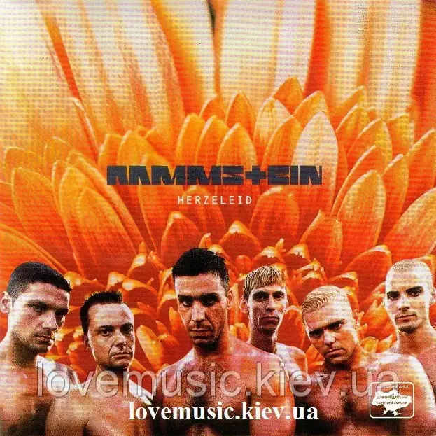 Музичний сд диск RAMMSTEIN Herzelaid (1995) (audio cd)