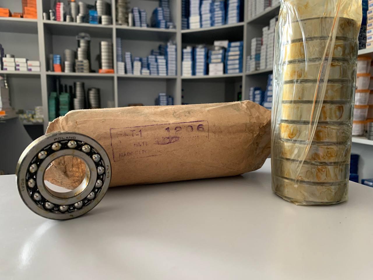 Купить Подшипник 1206 FLT (Польша), 30х62х16 мм, шариковый двухрядный ...