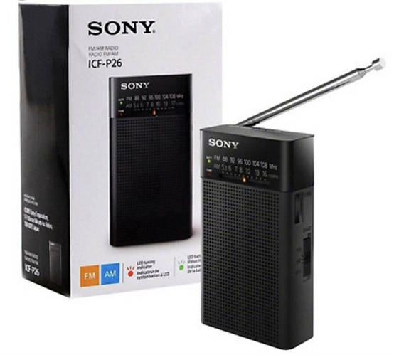 Купить Портативный Радиоприемник Sony ICF-P27, цена 2876.80 грн — Prom ...