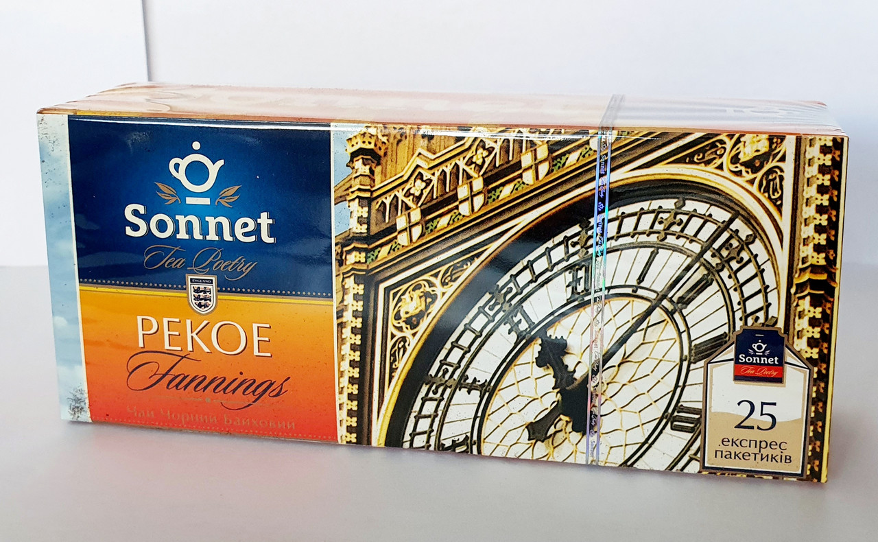 Чорний пакетований чай Sonnet Pekoe 25 шт., фото 1