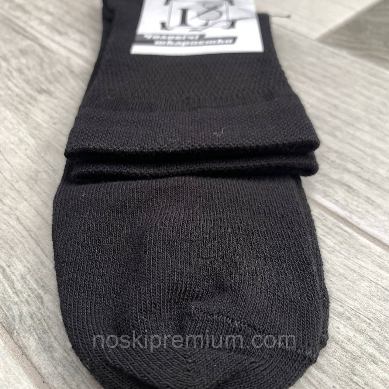 Носки мужские хлопок с сеткой Lux Socks Топ-тап, арт. М-113, размер 27-29, чёрные, 07719 - фото 3 - id-p1628554442