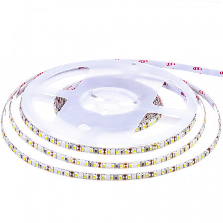 Світлодіодна стрічка Motoko 12V, 2835, 120 led/m, 9.6W, IP20, 4000K - білий нейтральний, Premium.