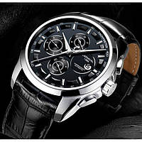 Мужские механические классические наручные часы с автоподзаводом и японским механизмом CARNIVAL GENIUS