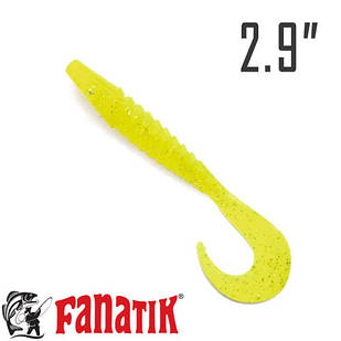 Bulava Twister 2.9" (73 мм.) 5 шт. силікон Fanatik колір 024