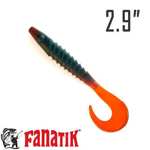 Bulava Twister 2.9" (73 мм.) 5 шт. силікон Fanatik колір 027