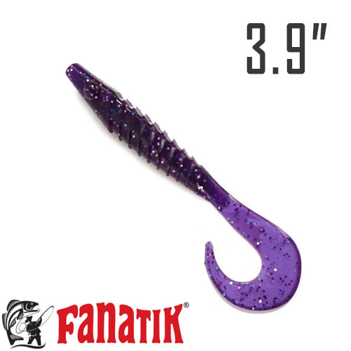 Bulava Twister 3.9" (99 мм) 4 шт. силікон Fanatik колір 008