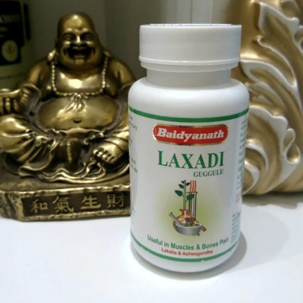 Лакшаді Гуггул (Baidyanath) — у разі різних травм кісткової системи, 80 таблеток, фото 1