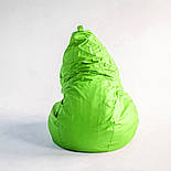 Кресло мешок салатовый Оксфорд, Крісло мішок салатове, Безкаркасне крісло груша салатовий, пуфик мешок кресло груша салатовая, фото 7