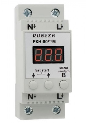 Реле контролю напруги РУБЕЖ РКН-80prom, фото 1