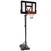 Баскетбольна стійка Mobile BASKETBALL HOOP 230-305 см регульована пересувна-мобільна (S020)