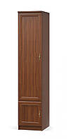 Пенал с одной дверью в спальню Даллас Мебель-Сервис 450х580х2160 мм вишня портофино