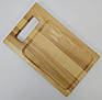 Кухонна обробна дошка з ясена з ручкою 39,2×24,4×2 см – дерев’яна дошка преміум для нарізання, подачі та сервірування, фото 6