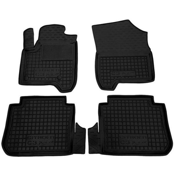 Гумові килимки в салон Citroen C3 Picasso 2009-, фото 1