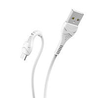 USB кабель с разъемом Micro USB HOCO X37 Cool Power (2,4 А, 1m). White