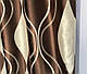 Модні штори блекаут в спальню комплект штор 2шт 150*270. Штори коричневого кольору, фото 3