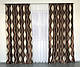 Модні штори блекаут в спальню комплект штор 2шт 150*270. Штори коричневого кольору, фото 4
