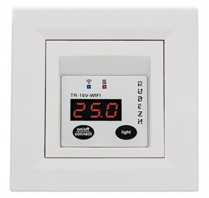 Терморегулятор РУБЕЖ TR-16V-WIFI білий, фото 1