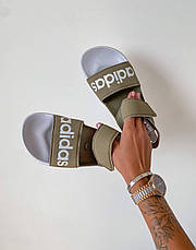 Жіночі сандалії Adidas Adelitte Sandals Olive ALL06751, фото 6