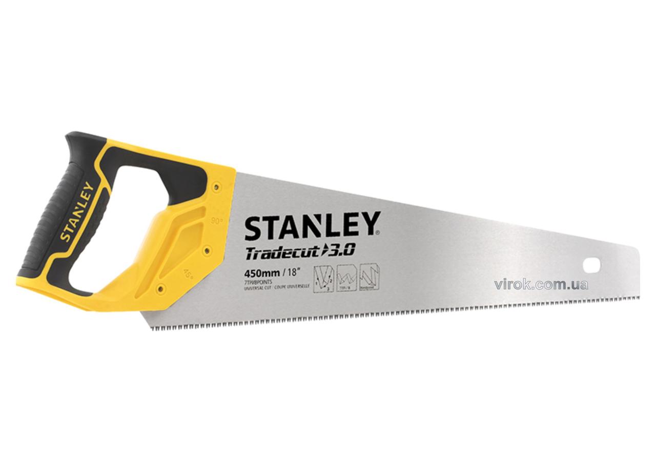 Ножівка по дереву STANLEY "Tradecut" : L= 450 мм, 7 зубів/1", фото 1