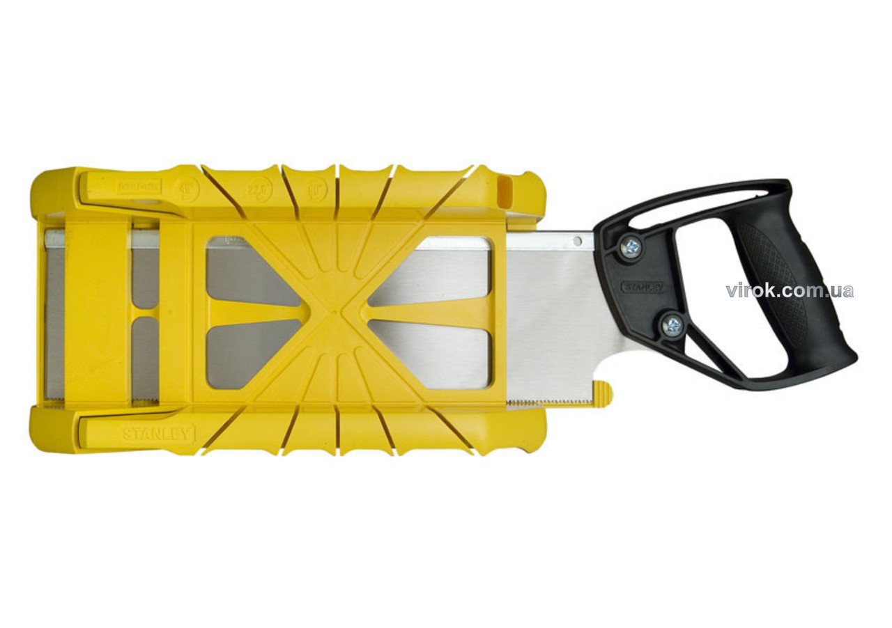 Стусло з АБС-пластика з ножовкою STANLEY; 350х 143х 95 мм, фото 1