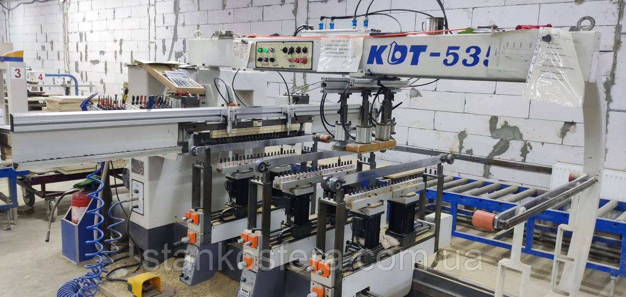 Свердлильно-присаджувальний верстат KDT-547 бв напівавтомат чотирьох-головковий 2011р., фото 1