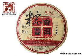 Шу пуер «Yunnan Yunxian» Ноу Мі Сян, 2021 рік, 100 г.