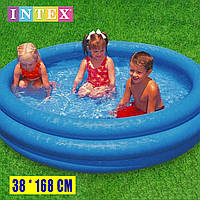 Children's inflatable pool round 38х168 cm. Pool for children Children's inflatable pool Intex 58446