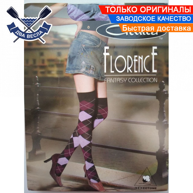 Високі теплі гольфи шкарпетки Giulia florence жіночі гольфи теплі вище коліна, фото 1