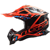 Мотошлем LS2 MX700 Subverter Evo Stomp Fluo Orange Black, фото 2