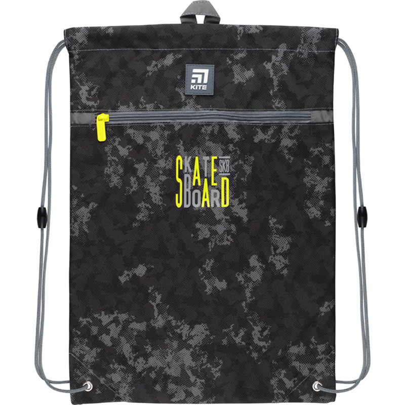 Сумка для взуття з кишенею Kite Education Skateboard K22-601M-6