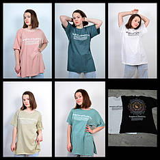 Жіночі футболки Батал 52-58 G-O S,M, L,XL 3286