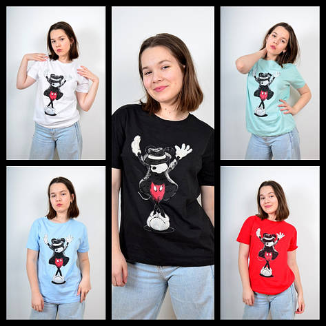 Жіночі футболки з принтом S,M, L,XL, фото 2