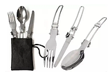 Набір туристичного посуду з пальником, Cooking Set алюмінієві казанки COMPSOR 203, фото 5