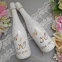 Весільне шампанське декороване 1 пляшка