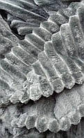 Плед полоска велюр; 2×2.2 шарпей покрывало сірий