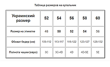Закритий купальник із сіткою Z.Five 75907 чорний на 48 50 52 54 56 розмір, фото 3