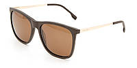 Мужские солнцезащитные очки квадратные Wayfarer брендовые в пластиковой оправе Enni Marco IS 11-627