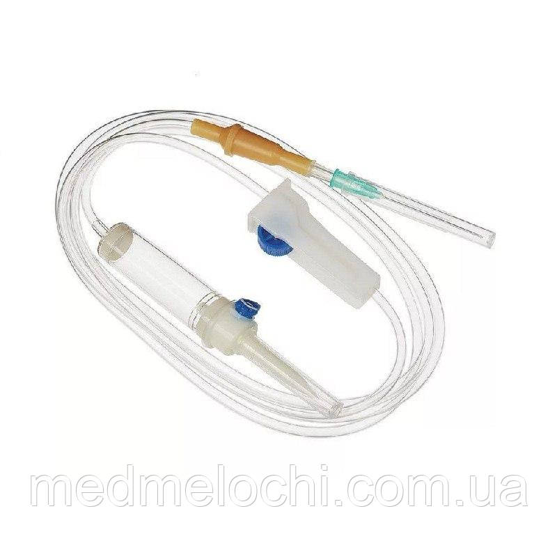 Система ПР Luer Slip (Для переливання розчинів) Igar, одноразова, пластикова голка