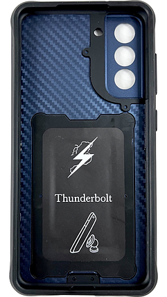 PC + TPU чохол Camshield armor для Samsung Galaxy S21 FE / синій, фото 3